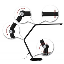 Paulmann Flexbar lampa biurkowa 1x9,5 W czarna PL78912