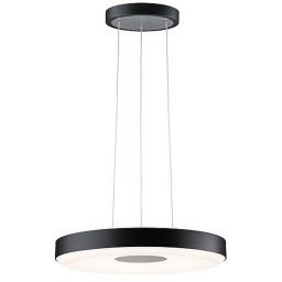 Paulmann Puric Pane lampa wisząca 1x22W LED czarna/szara 79517