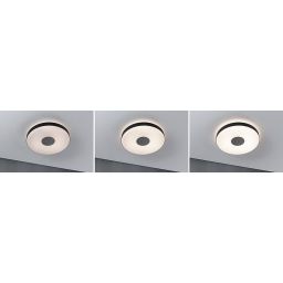 Paulmann Puric Pane plafon 1x22W LED czarna/szara 79518