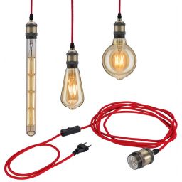 Paulmann Neordic lampa wisząca 1x20 W czerwona PL79770