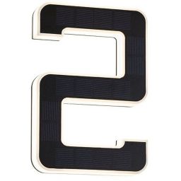 Paulmann Outdoor Solar kinkiet solarny 1x0,2 W czarny 79843