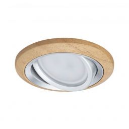 Paulmann Lanati lampa do zabudowy 1x6 W dąb olejowany 92240