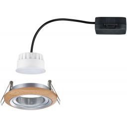 Paulmann Lanati lampa do zabudowy 1x6 W dąb olejowany 92240