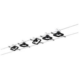 Paulmann Mac II system linkowy 5x10W czarny mat 94290