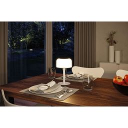 Paulmann Bartja lampa stołowa 1x1,6 W biała PL94606