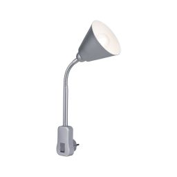 Paulmann Janus lampa biurkowa 1x20 W szara PL95429