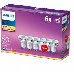 Philips Classic żarówka LED 6x4,6 W 2700 K GU10 929001215233