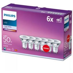Philips Classic żarówka LED 6x4,6 W 4000 K GU10 929001218233