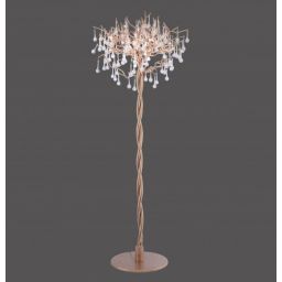 Paul Neuhaus Icicle lampa stojąca 5x40W mosiądz postarzany 232-11