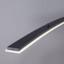 Paul Neuhaus Janina lampa wisząca 1x27W LED antracyt 2530-13