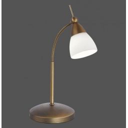 Paul Neuhaus Pino lampa stołowa 1x3W LED mosiądz antyczny 4001-11