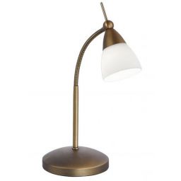 Paul Neuhaus Pino lampa stołowa 1x3W LED mosiądz antyczny 4001-11