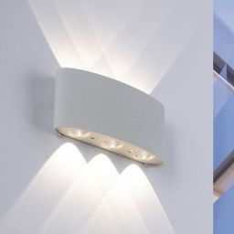 Paul Neuhaus Carlo kinkiet zewnętrzny 6x0,8W LED srebrny 9488-21