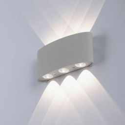 Paul Neuhaus Carlo kinkiet zewnętrzny 6x0,8W LED srebrny 9488-21