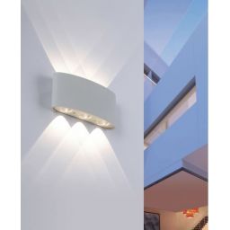 Paul Neuhaus Carlo kinkiet zewnętrzny 6x0,8W LED srebrny 9488-21