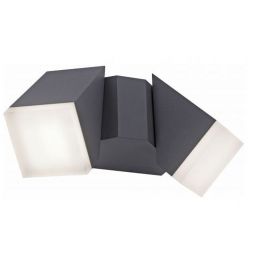 Paul Neuhaus Ryan kinkiet zewnętrzny 2x5W LED antracyt 9722-13