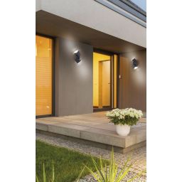 Paul Neuhaus Ryan kinkiet zewnętrzny 2x5W LED antracyt 9722-13