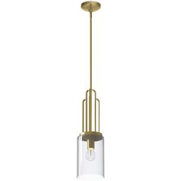 Quintiesse Kimrose lampa wisząca 1x40 W szczotkowany naturalny mosiądz QN-KIMROSE-MP-BNB