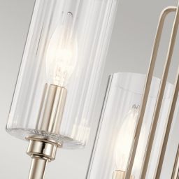 Quintiesse Kimrose lampa wisząca 3x40 W polerowany nikiel QN-KIMROSE3-PN