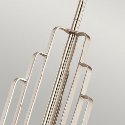 Quintiesse Kimrose lampa wisząca 6x40 W polerowany nikiel QN-KIMROSE6-PN