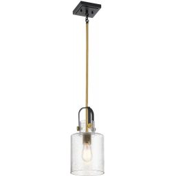 Quintiesse Kitner lampa wisząca 1x60 W mosiądz QN-KITNER-P-NBR