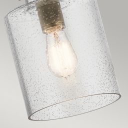 Quintiesse Kitner lampa wisząca 1x60 W mosiądz QN-KITNER-P-NBR