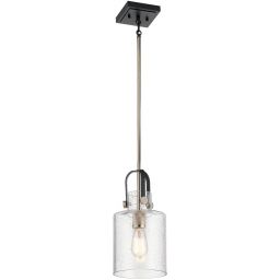 Quintiesse Kitner lampa wisząca 1x60 W polerowany nikiel QN-KITNER-P-PN