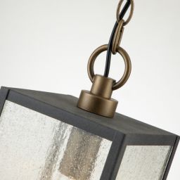 Quintiesse Lahden lampa wisząca zewnętrzna 1x60 W postarzany cynk QN-LAHDEN8-M-WZC