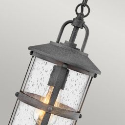 Quintiesse Lakehouse lampa wisząca zewnętrzna 1x60 W jasne drewno, postarzany cynk QN-LAKEHOUSE8-S-DZ