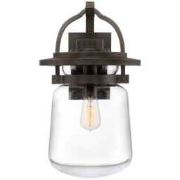 Quintiesse Lasalle kinkiet zewnętrzny 1x60 W zachodni brąz/przezroczysty QN-LASALLE-M-WT