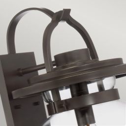 Quintiesse Lasalle kinkiet zewnętrzny 1x60 W zachodni brąz/przezroczysty QN-LASALLE-S-WT