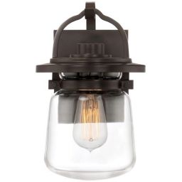 Quintiesse Lasalle kinkiet zewnętrzny 1x60 W zachodni brąz/przezroczysty QN-LASALLE-S-WT