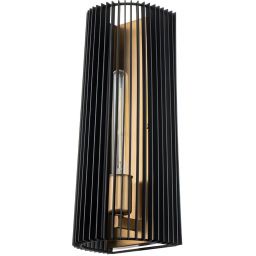 Quintiesse Linara kinkiet 1x60 W czarny-mosiądz QN-LINARA1-BK