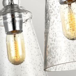 Quintiesse Loras lampa wisząca 3x60 W chrom QN-LORAS3