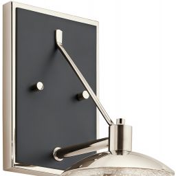 Quintiesse Marilyn kinkiet 1x60 W przezroczysty-polerowany nikiel QN-MARILYN1