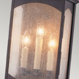 Quintiesse Market Square kinkiet zewnętrzny 3x60 W olejowany brąz QN-MARKET-SQUARE-L