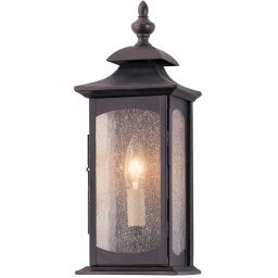 Quintiesse Market Square kinkiet zewnętrzny 1x60 W olejowany brąz QN-MARKET-SQUARE-S