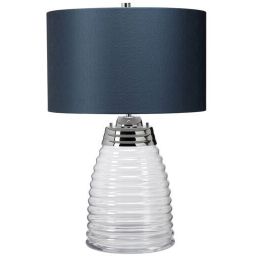 Quintiesse Milne lampa stołowa 1x60 W 1x7 W LED turkusowa QN-MILNE-TL-TEAL