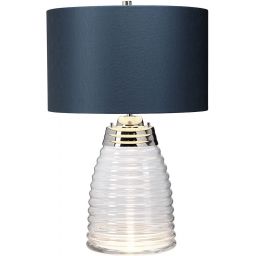 Quintiesse Milne lampa stołowa 1x60 W 1x7 W LED turkusowa QN-MILNE-TL-TEAL