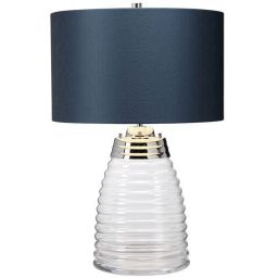 Quintiesse Milne lampa stołowa 1x60 W 1x7 W LED turkusowa QN-MILNE-TL-TEAL