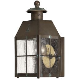 Quintiesse Nantucket kinkiet zewnętrzny 1x60 W postarzany mosiądz QN-NANTUCKET-XS-AS