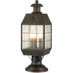 Quintiesse Nantucket lampa wisząca zewnętrzna 1x60 W postarzany mosiądz QN-NANTUCKET8-M-AS