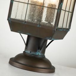 Quintiesse Nantucket lampa wisząca zewnętrzna 1x60 W postarzany mosiądz QN-NANTUCKET8-M-AS