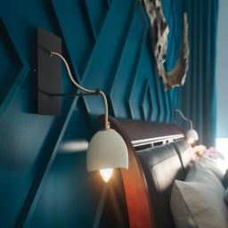 Quintiesse Nula kinkiet 1x40 W biały-złoty QN-NULA1