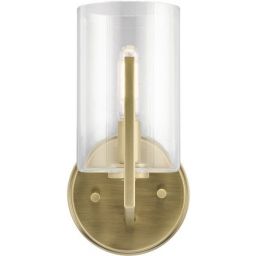 Quintiesse Nye kinkiet 1x40 W szczotkowany naturalny mosiądz QN-NYE1-BNB