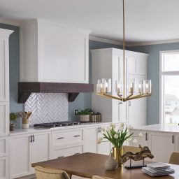 Quintiesse Nye lampa wisząca 6x40 W szczotkowany naturalny mosiądz QN-NYE6-BNB