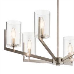 Quintiesse Nye lampa wisząca 6x40 W klasyczny pewter QN-NYE6-CLP