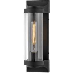 Quintiesse Pearson kinkiet 1x60 W teksturowana czerń QN-PEARSON-M-TK