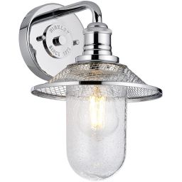 Quintiesse Rigby kinkiet 1x40 W polerowany chrom-przezroczysty QN-RIGBY1-BATH-PC