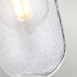 Quintiesse Rigby kinkiet 1x40 W polerowany chrom-przezroczysty QN-RIGBY1-BATH-PC